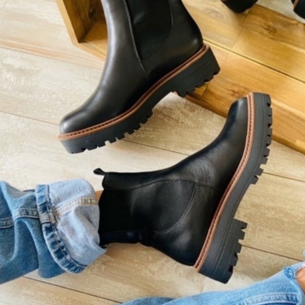 Sam Edelman LAGUNA CHELSEA BOOT, black leather, 8.5 - Picture 13 of 13